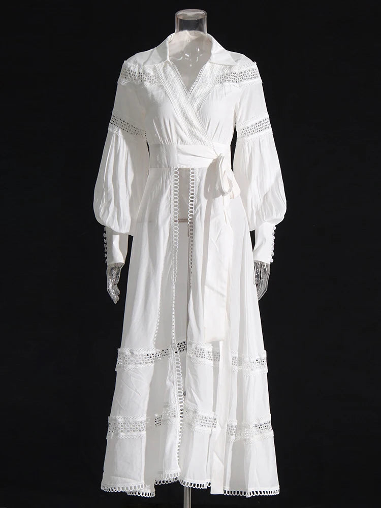 Bowknot Elegant Folds Dress