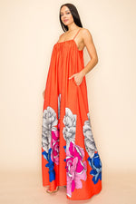 Printed Floral Casual Maxi Dress